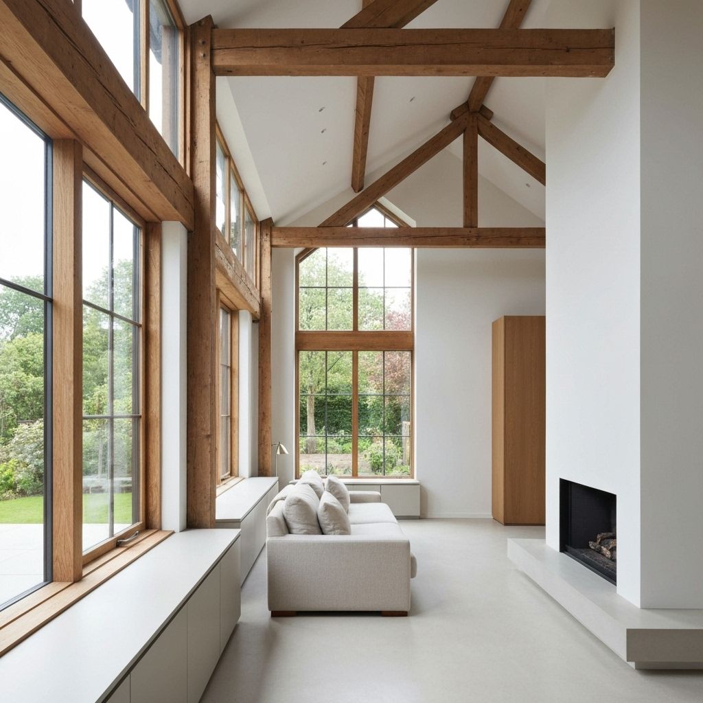 Luxury loft interior background